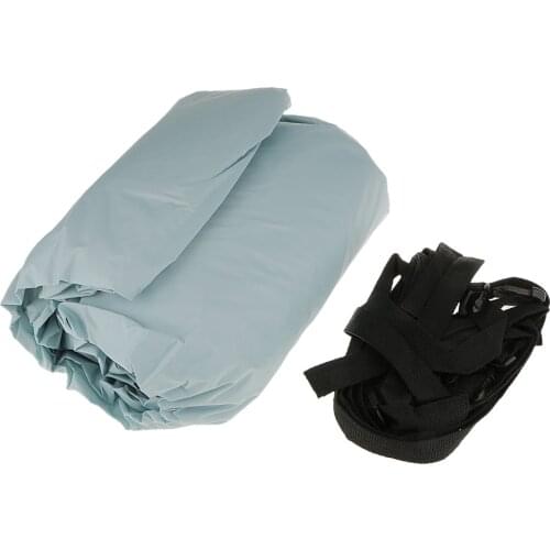 Grey Anti-UV Boat Cover Storage for 11-13/14-16/17-19/20-22FT Fish-Ski Speedboat