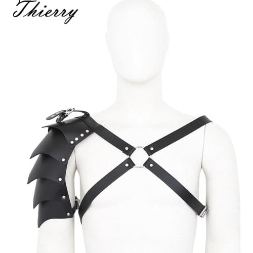 Thierry adult game Gay SM Bondage Puppy Fetish Shoulder Body Chest Muscle Dog Role Play Erotic Sex Harness shoulderpad Straps
