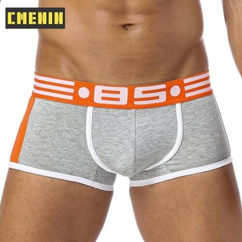 Underwear Men Underpants Mens Panties Boxer Man Cotton Male Boxers Boxershorts Calzoncillos Breathable Soft Gay Homme BS101