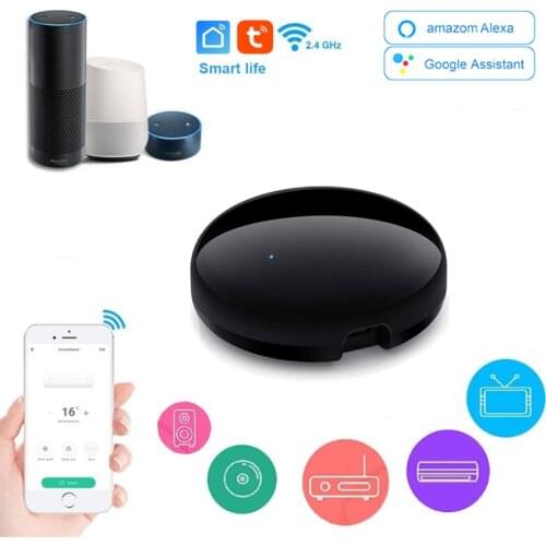 Tuya Smart Wifi IR Remote Control Infrared Controller Smart Life APP For Air Conditioner TV Timer Work With Alexa Google Home