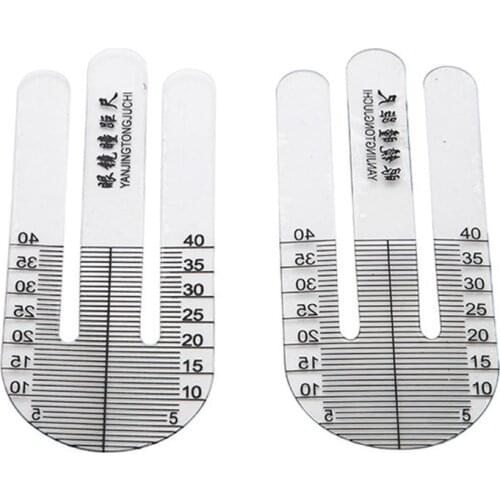 1Pair Optical PH Ruler Pupil Height Meter Optometry PH Tester for Hospital Tool A0KF