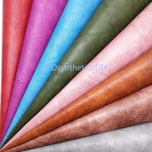1PC 21X29CM Synthetic Letaher, Cuero Sintetico Vintage Faux Leather Fabric PU Leather Sheets For Bows LEOsyntheticoDIY T213