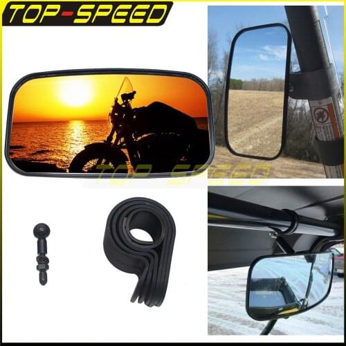 1.5" 1.75" 2"UTV Wide Rear View Mirror Side Mirrors For Kubota RTV 400/500 Honda Pioneer 1000 Arctic Cat Wildcat Wildcat 4