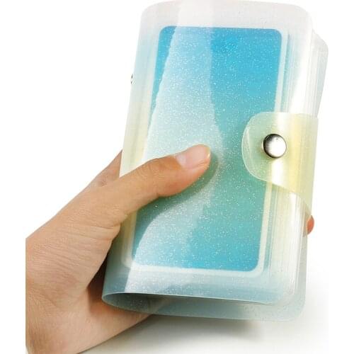 20 Slots Nail Stamping Holder Organizer Fit 6.5*12.5cm Stamping Plate Mails Art Stamp Card Bag Steel Plate Stencil Album Storage