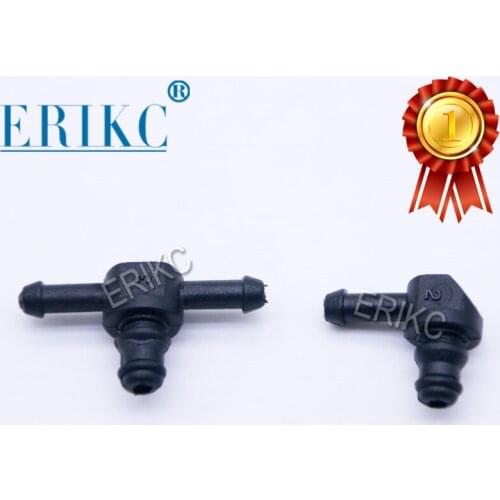 ERIKC 10pcs Return Oil Backflow for Bosch 110 Series Diesel Cr Parts Two-way Joint Pipe