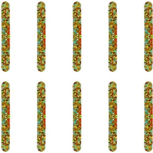 10Pcs Acrylic Stick Molds Lightweight Healthy Portable DIY Widely Use Ice Cream Stick Moulds Ice-lolly Molds for Summer