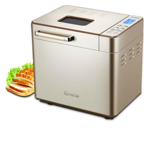 Donlim Bread Machine LCD Fully Automatic Small Multi-function Intelligent Bread Maker Ferment Flour Maker DL-TM018 Toaster