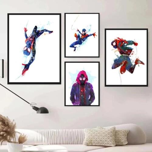 Marvel Avengers Poster Superhero Print Canvas Painting Prints Anime Wall Art Picture Boy Cuadros Room Living Room Home Decor