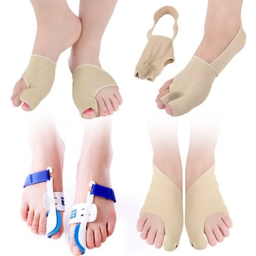 Bone Thumb Adjuster Correction Pedicure Sock Straightener Feet Care Cushion Pad Toe Separator Hallux Valgus Bunion Corrector