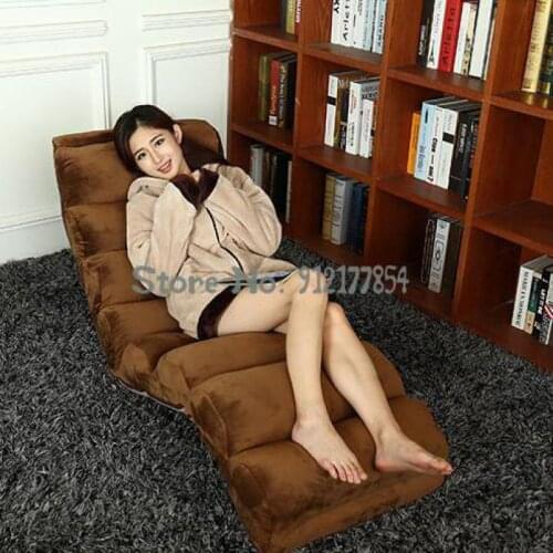 Creative personality sofa chair single folding lazy chair bed back chair bay window computer chair balcony adult mini