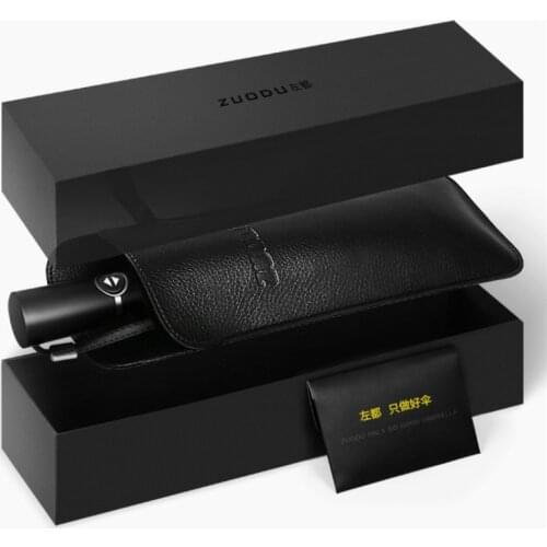 German Luxury Umbrella Mens Full-automatic Folding Umbrella Car Windproof Men Business UV Umbrellas Paraguas Gift Box Set SY125