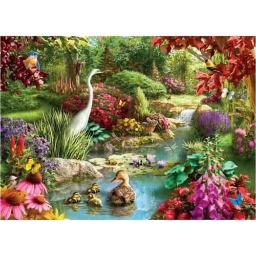 New Arrivals 5D DIY Full Round Diamond Painting Forest Animals 3D Embroidery Cross Stitch Rhinestone Mosaic Home Decor Art Y277