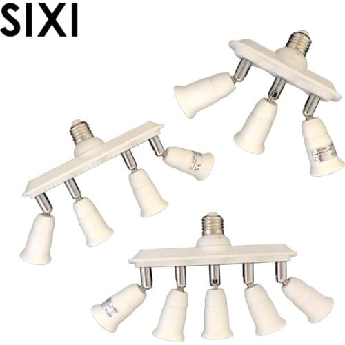 Lamp Holder Converters E27 1 to 2/ 1 to 3 / 1 to 4 / 1 to 5 Lamp Base for Photo camera light converter AC 110-240V 2 / 5 Bulbs