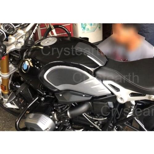 Motorcycle Anti-slip Tank Pads Gas Knee Grip Tank Traction Pads Protector Sticker Side Decals For 2013 2014-2017 BMW R Nine T