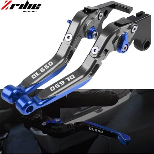 Motorcycle Adjustable Folding Extendable Brake Clutch Levers For Suzuki DL650 V-Strom Vstrom 650 2011-2018 2014 2015 2016 2017
