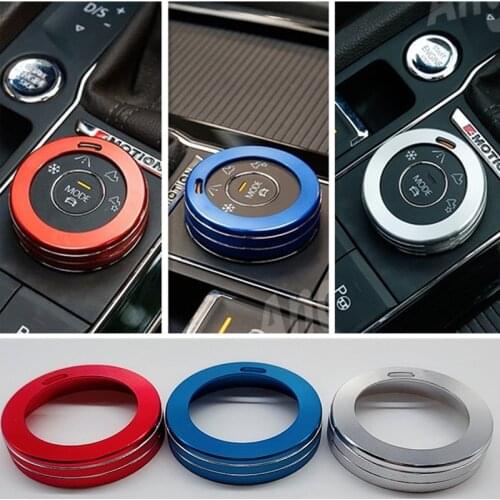 Car Driving Mode Selector Knob Decorative Cover Sticker 4MOTION Fit For Volkswagen VW Teramont Atlas Tiguan MK2 2017 2018 2019