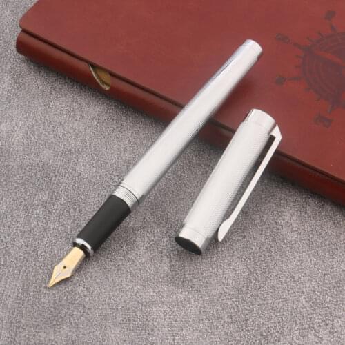 Stainless steel Hero 338 Fountain Pen School Student Office Stationery Ink Pens