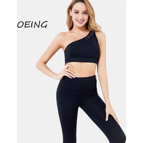 Plus Size 2 PC Fow Women Yoga Set Gym Fitness Sportswear Sports Bra Sets Womens Outfits