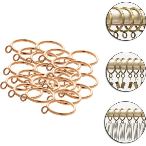 MroMax 16/24pcs Curtain Buckle Gold-plated Iron 33*4*25/36*4*28/46*4*38/53*4*45/63*4*55mm Home Curtain Decorative Accessories