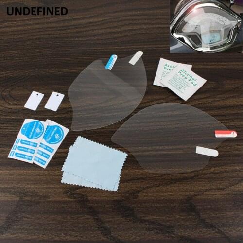 2Set Motorcycle Speedometer Instrument TPU Film Dashboard Screen Protector Gauge for Vespa vespa gst 2017 2018 2019 GTS
