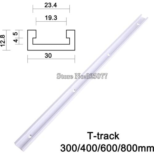 2PCS T-tracks T-slot Miter Track Jig Fixture Slot For Router Table Band Saw T-tracks length 300/400/600/800mm KF713