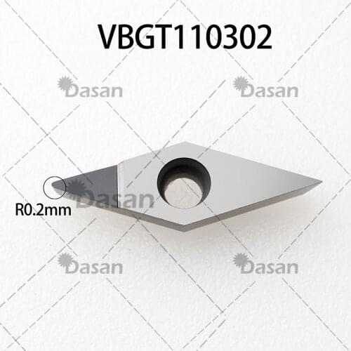 1PCS VBGT160404 Inserts CBN PCD Diamond Insert VBGT 160402 08 Blade for Lathe cnc Internal Turning Cutter Aluminum Copper Tool