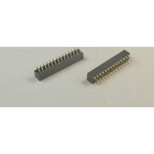 20pcs 2x14P 28 Pin 2.00 mm Female Header Pin Headers dual row Straight Through Hole Insulator height 4.30mm Rohs
