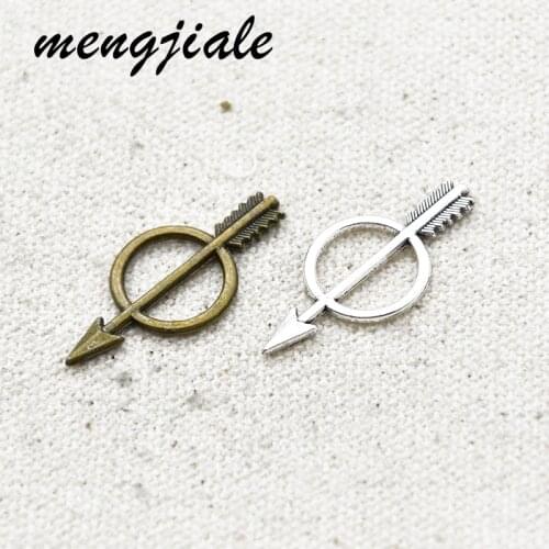 25pcs Wholesale Metal Alloy mini Small Arrow Charms For Making DIY Handmade Finding Jewelry