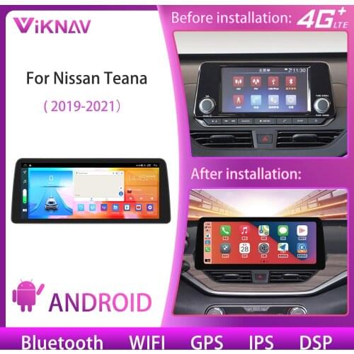 12.3 inch Car Radio For Nissan Teana 2019 2020 2021 Navigation stereo GPS Android head unit receiver Multimedia Video Player