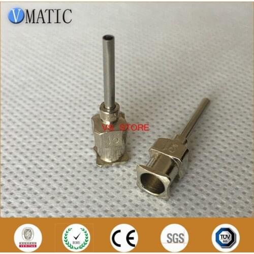 Free Shipping 0.5'' Length 15G All Metal Tips Blunt Stainless Steel 12Pcs Dispensing Syringe Needle Tips 1/2 Inch