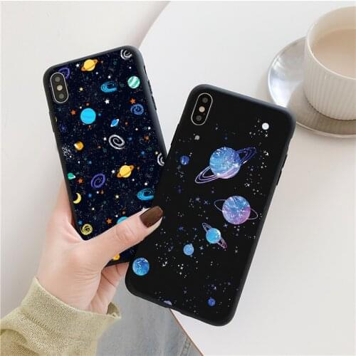 Space Planet Stars Moon Case For Samsung Galaxy A21S A12 A32 A52 A72 A51 A71 A50 A70 S21 Ultra S20 FE S10 S10E S9 Plus S8 Coques