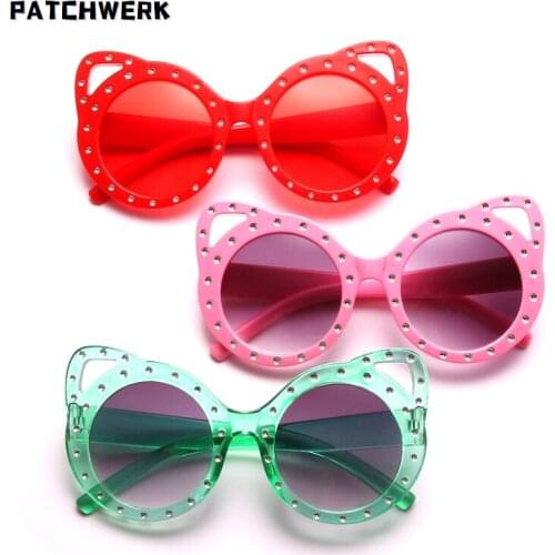 Children Retro Cute Cartoon Bee Pink Sun Glasses Frame Girls Boys Baby Eyeglasses