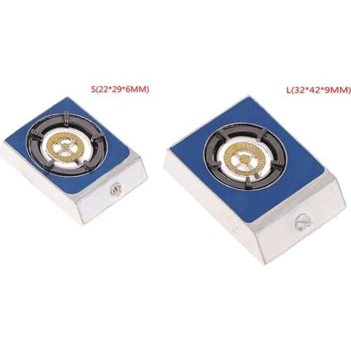 For 1:12 Scale Dolls House Decoration Dollhouse Metal Single Gas Stove Burner Miniature Cooker Toy Kitchen