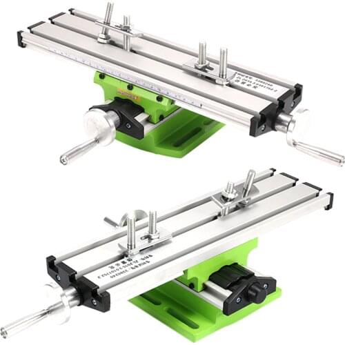 Milling Machine Mini Precision Multifunction Milling Machine Bench Drill Vise Fixture Work table Working Table Bench Drill