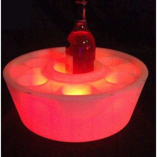 Hot Sales Lumineux Bar Wine Holder Luminose Table Lamps Light for Party Eventy Wholesale Free Shipping 4pcs/Lot