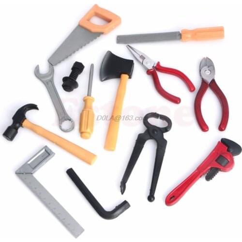 OOTDTY Kids Childrens Child Toy Building Tool Kit Boys Builder Construction Play Set