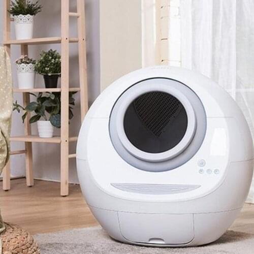 Litter Box Fully Enclosed Splash-proof and Odor-proof Automatic Cleaning of Cat Supplies Home Large Automatic Smart Cat Toilet
