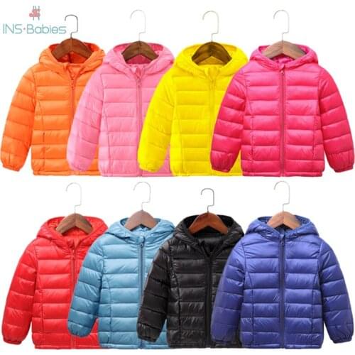 Children Down Jacket for boys and girl winter clothes Boys Outerwear 2-5y windproof Autumn Outfit Coat Costumes Kids jacket 2020