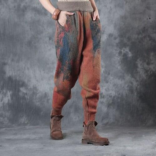 Женские трикотажные брюки QATURALAN China At AliExpress