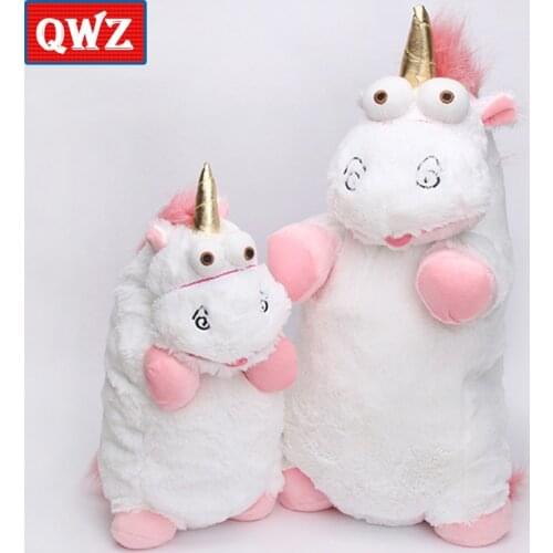 QWZ 56-15cm Fluffy Unicorn Plush Toy Soft Stuffed Animal Unicorn Plush Dolls Juguetes de Peluches Bebe For Kids Christmas Gifts