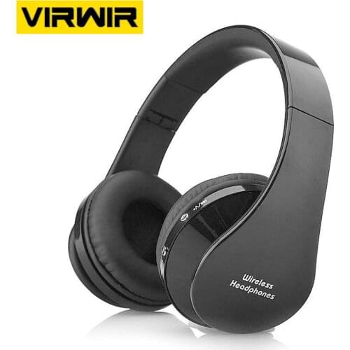 Professional Foldable Bluetooth Headphones Casque HIFI Audio gaming Headsets Wireless Big Earphone With Mic For Phone Computer