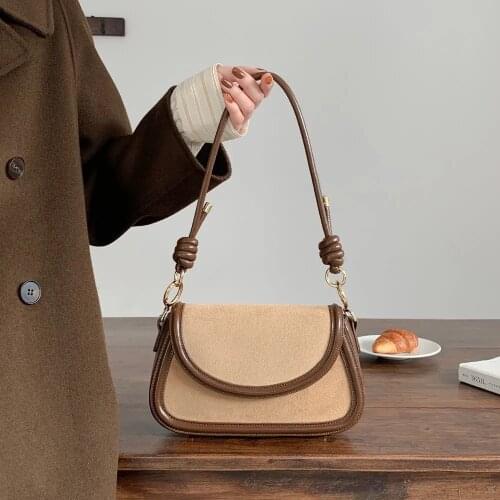 Crossbody Handbag for Women 2021 PU Leather Top-handle Bag Girl Messenger Vintage Shoulder Bag Luxury Designer Bolso Mujer