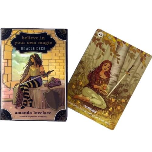 Believe In Your Own Magic Oracle Cards Beginners Board Game Multiplayer Family Party Game Fortune Telling Tarot Deck With Guide