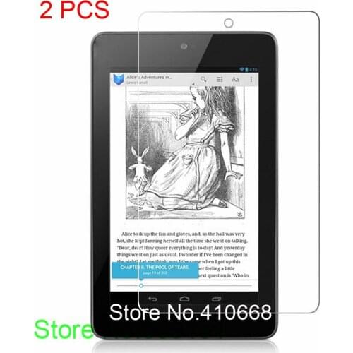 2 PCS High Quality Tempered Glass Original 9H Protective Film Explosion-proof Screen Protector for Asus Google Nexus 7 1st 2012