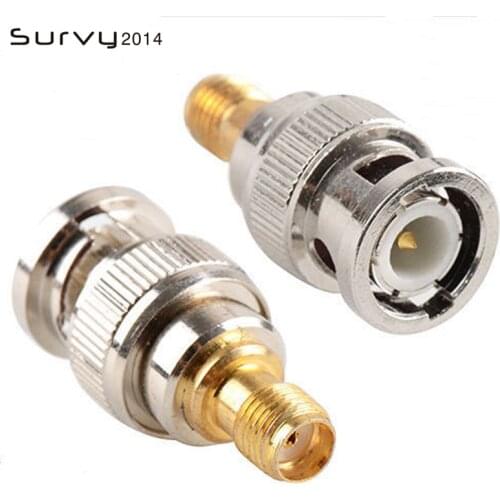 1PCS BNC Male to SMA Female Jack RF Plug Radio Antenna Coax Adapter Connector diy electronics