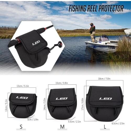 1Pc Fishing Bags Spinning Reel Pouch Baitcasting Fishing Reel Bag Protective Case Cover Holder Storage Portable Bag 3 Size S/M/L