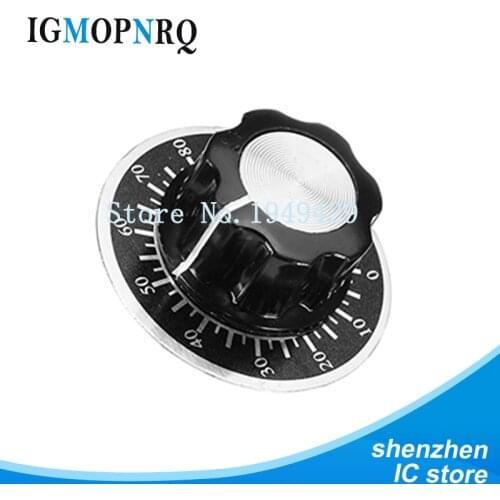 10 sets A03 dial knob + MF-A03 bakelite knob with scale plate sheet scale digital potentiometer