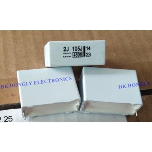10PCS 2J 105J 460S 1.0UF 1000NF 630V P=27.5mm CAPACITOR