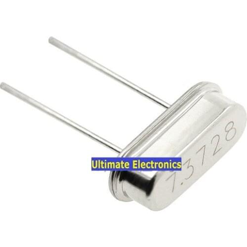 40pcs Passive crystal HC-49S 7.3728MHZ 7.3728M Crystalline DIP 2feet