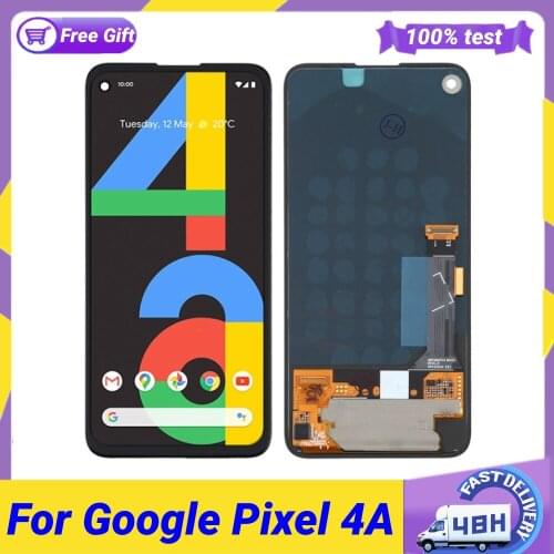 AMOLED 6.2" for Google Pixel 4A 5G LCD Display Touch Digitizer Screen for Google Pixel 4A 5g OLED Replacement No Dead Pixel 4a